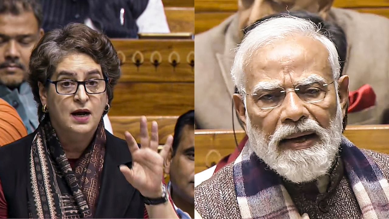 Priyanka Gandhi in Parliament: ‘গান্ধীর’ নাম মুছে এল ‘রামজি’, মোদীর বিল নিয়ে উত্তাল সংসদ, চটল প্রিয়ঙ্কাও