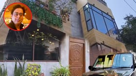 শতদ্রুর তিনতলা বাড়িতে সুইমিং পুল, ফুটবল মাঠ; তল্লাশি চালাল পুলিশ