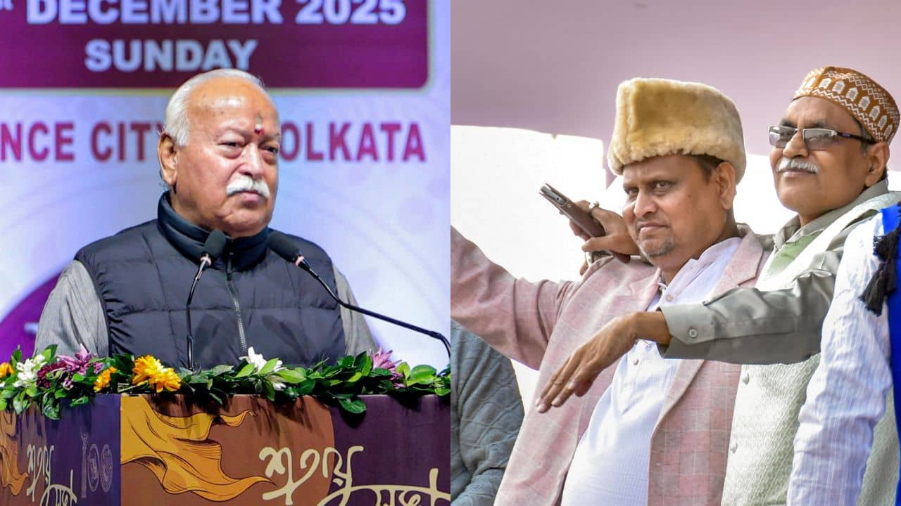 Mohan Bhagwat: হুমায়ুনে ক্ষোভ, কলকাতায় এসে বেলডাঙ্গার বাবরি নিয়ে মুখ খুললেন ভাগবত