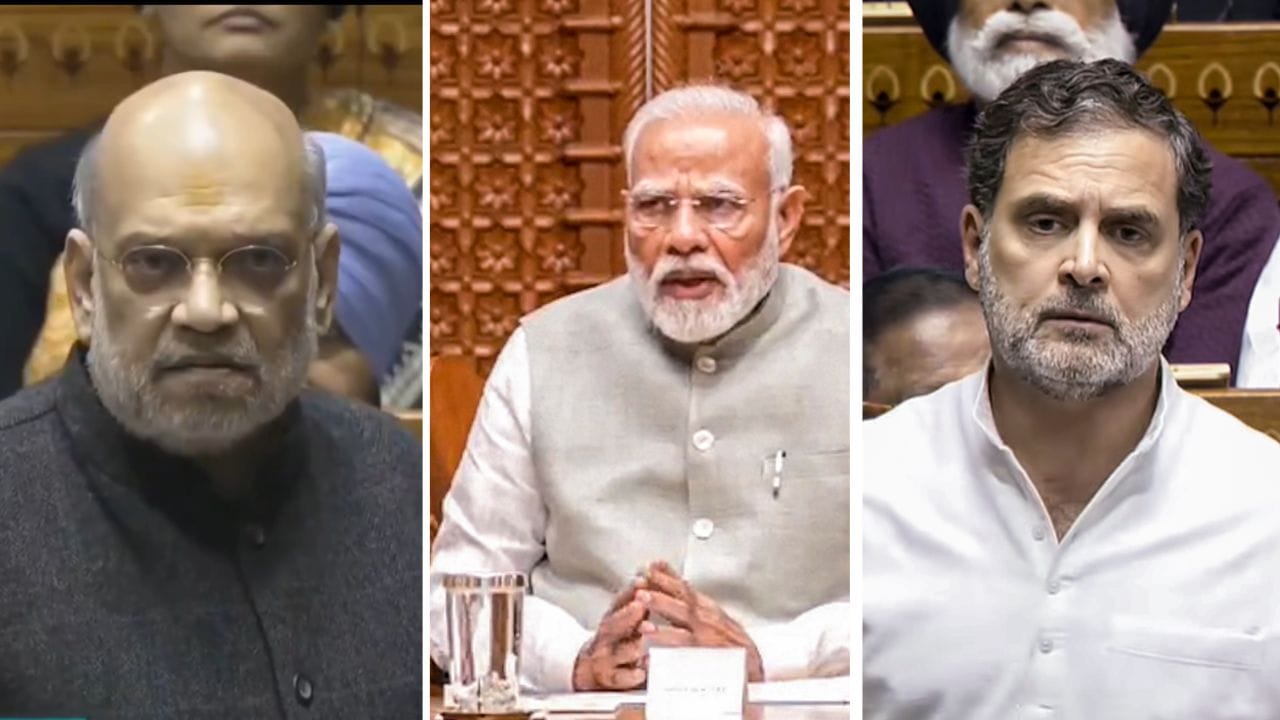 Modi Rahul Meeting: টানা ৮৮ মিনিট, এক ঘরে মোদী-শাহ-রাহুল! কী কথা হল? Modi Rahul Meeting: টানা ৮৮ মিনিট, এক ঘরে মোদী-শাহ-রাহুল! কী কথা হল?