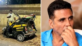 গাড়ি দুর্ঘটনায় অক্ষত অক্ষয়, তবে মৃত্যুর সঙ্গে লড়ছে আহত অটোচালক