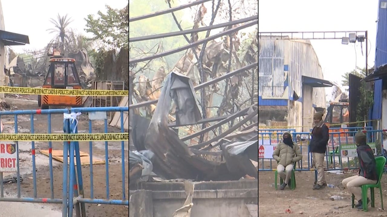 Anandapur Fire In Godown