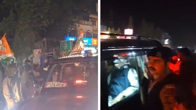 পুরুলিয়া থেকে ফেরার পথে শুভেন্দুর গাড়িতে হামলার অভিযোগ