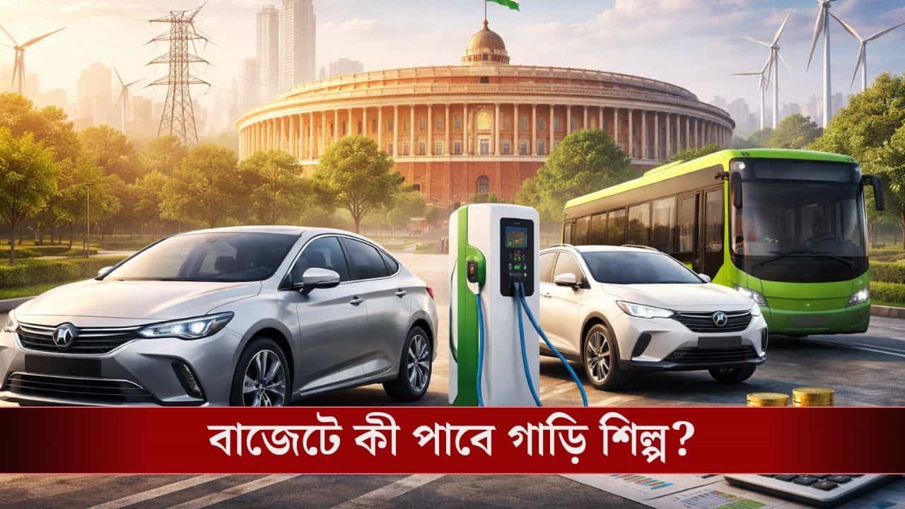 Union Budget 2026: এবারের বাজেটে কী পেতে পারে ভারতের গাড়ি শিল্প? Union Budget 2026: এবারের বাজেটে কী পেতে পারে ভারতের গাড়ি শিল্প?