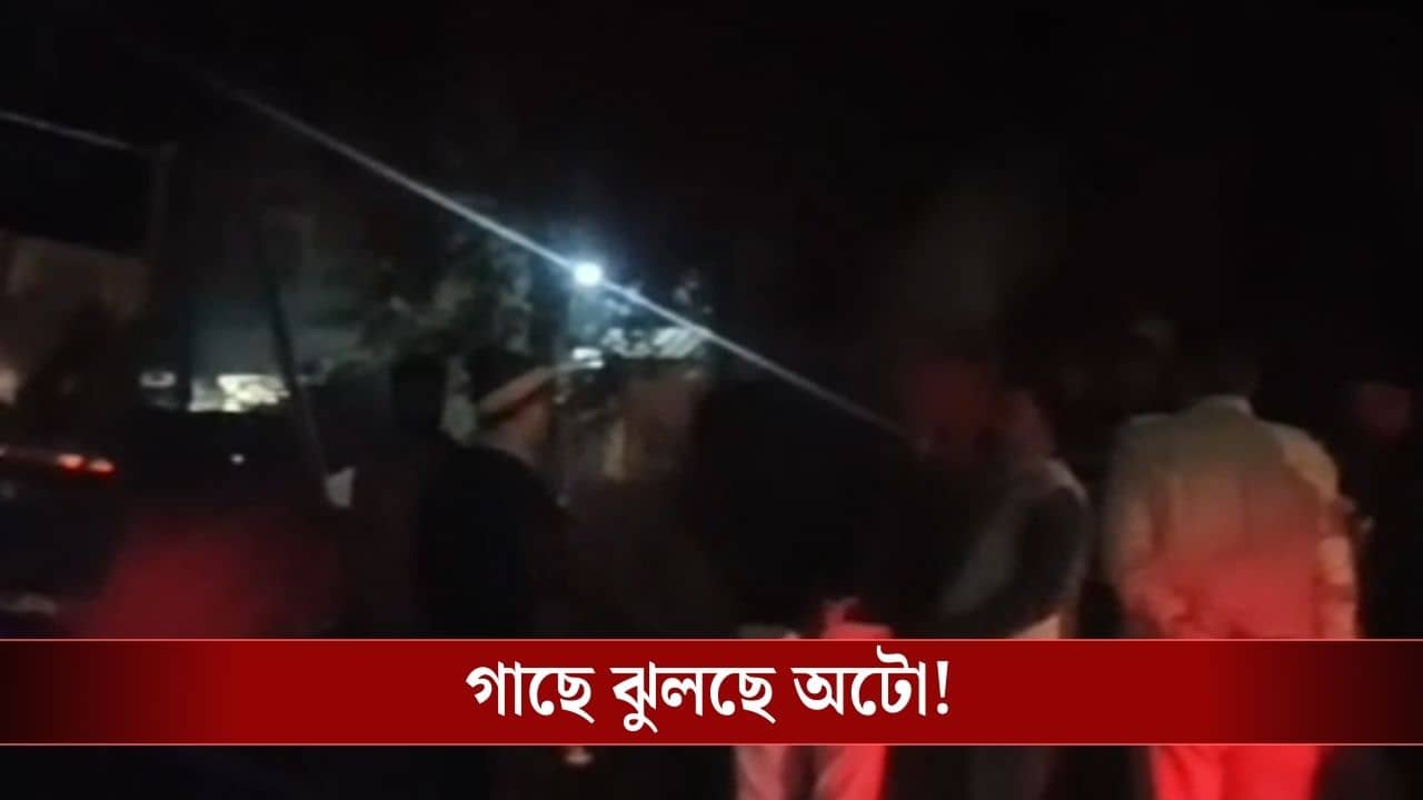 South 24 Parganas: বাইকের ধাক্কায় গাছে ঝুলছে অটো! ভয়ঙ্কর ঘটনা ক্যানিংয়ে