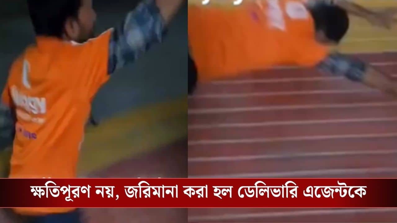 VIRAL VIDEO: গেটের কাছেও আসেনি! ট্রেনে ডেলিভারি করতে গিয়ে মারণ ঝাঁপ, ক্ষতিপূরণের বদলে জরিমানা হল ওই ডেলিভারি এজেন্টেরই!