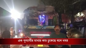 তারাতলা ব্রিজের হাইটবারে ধাক্কা, গঙ্গাসাগর যাওয়ার পথে দুর্ঘটনায় বাস