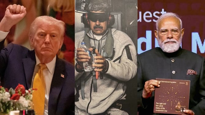 ভেনেজুয়েলায় মার্কিন দাপট, 'অপহৃত' প্রেসিডেন্ট! অবস্থান স্পষ্ট ভারতের