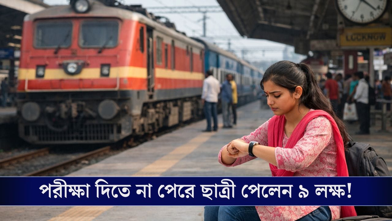 Indian Railways Compensation: ট্রেন দেরির কারণে পরীক্ষা দিতে পারেননি, ক্ষতিপূরণ পেলেন ৯ লক্ষ টাকার বেশি! Indian Railways Compensation: ট্রেন দেরির কারণে পরীক্ষা দিতে পারেননি, ক্ষতিপূরণ পেলেন ৯ লক্ষ টাকার বেশি!