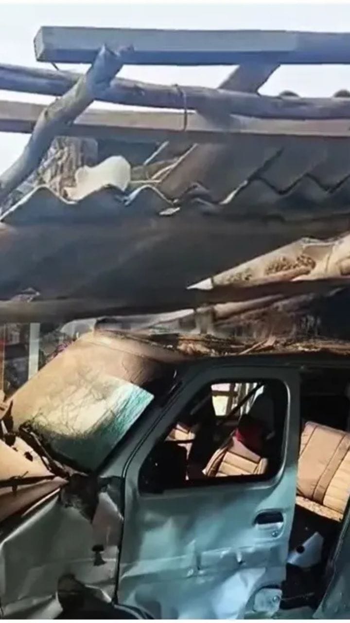 বিকট শব্দে, বিস্ফোরণ! দুমড়ে-মুচড়ে গেল TMC-নেতার গাড়ি