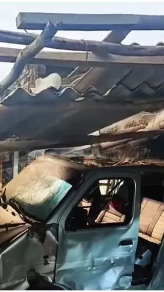 বিকট শব্দে, বিস্ফোরণ! দুমড়ে-মুচড়ে গেল TMC-নেতার গাড়ি