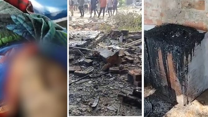 ভয়াবহ বিস্ফোরণে কাঁপল চম্পাহাটি, উড়ল ছাদ, অগ্নিদগ্ধ কারখানার কর্মীরা