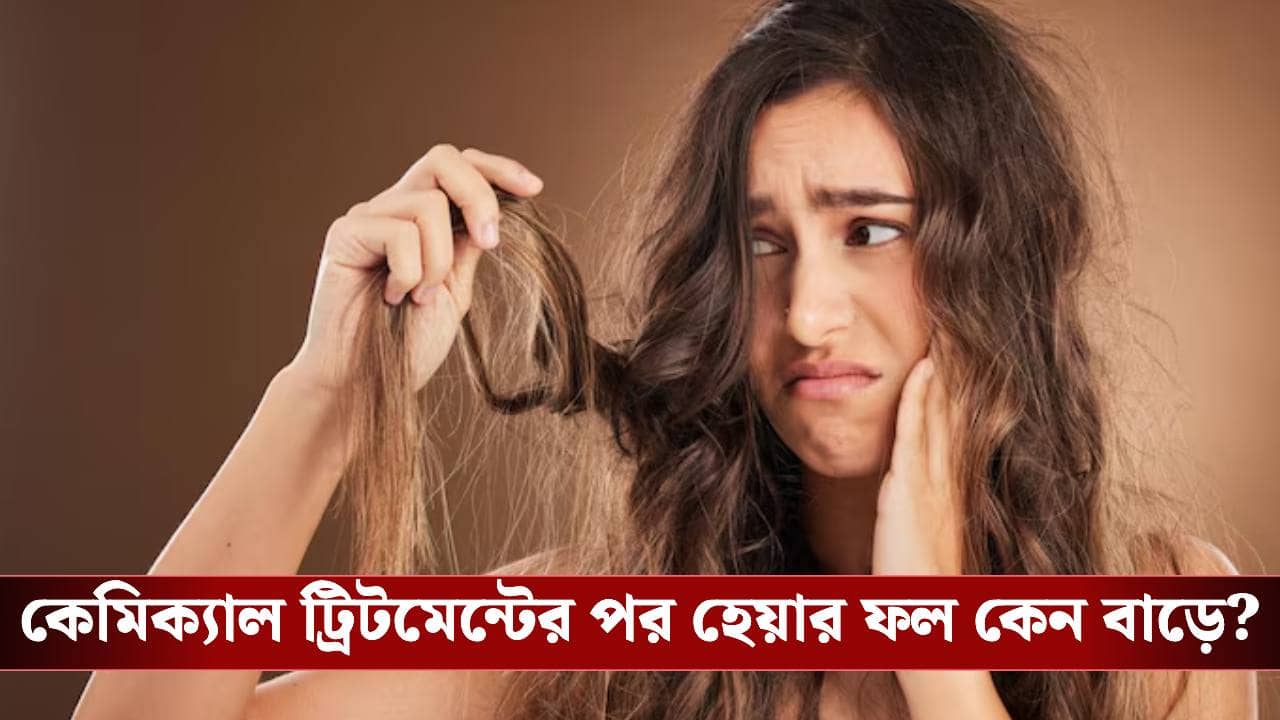 কেমিক্যাল ট্রিটমেন্টে চুল একেবারে নষ্ট? জানুন সমাধানের উপায়