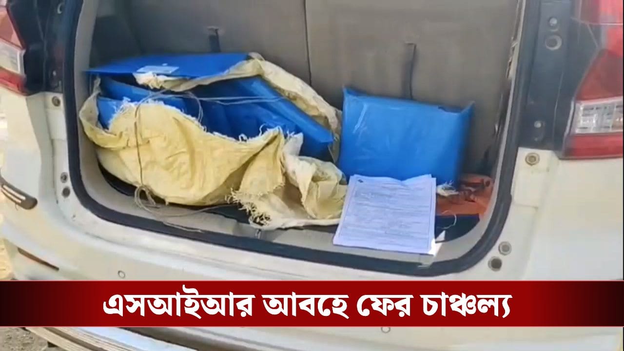 SIR: দুধসাদা SUV-তে বস্তা পেঁচিয়ে সারি সারি ফাইল! তৃণমূল কর্মীরাই করলেন রহস্যের পর্দাফাঁস SIR: দুধসাদা SUV-তে বস্তা পেঁচিয়ে সারি সারি ফাইল! তৃণমূল কর্মীরাই করলেন রহস্যের পর্দাফাঁস