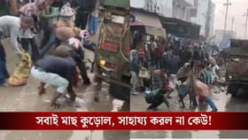 বছর ১৩-র কিশোরের রক্তে যখন ভিজল রাস্তা, তখন সবাই ব্যস্ত মাছ কুড়োতে!