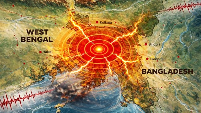 থরথরিয়ে কাঁপল কলকাতা, ৪৫ সেকেন্ড ধরে দুলল বাংলার এই সব জেলা