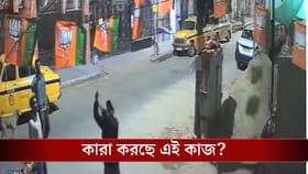 রাতে বিজেপির পতাকা টেনে নামিয়ে পোড়াচ্ছে কারা? ভিডিয়ো পোস্ট শুভেন্দুর