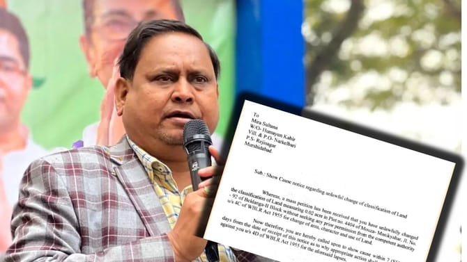 ১৮ বছর ধরে বাস করছেন, সেই বাড়ির জন্যই নোটিস পেলেন হুমায়ুনের স্ত্রী