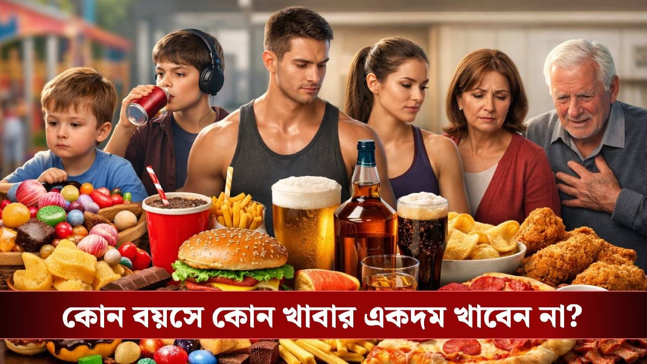 কোন বয়সে কোন খাবার শরীরের জন্য ক্ষতিকারক, কী বলছে গবেষণা? কোন বয়সে কোন খাবার শরীরের জন্য ক্ষতিকারক, কী বলছে গবেষণা?
