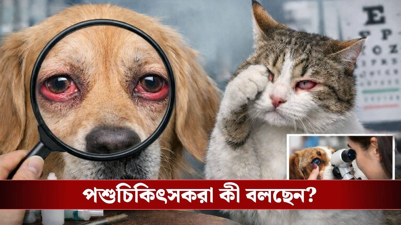 চোখের সামান্য লালচে ভাবই বড় বিপদের ইঙ্গিত! পোষ্যর দৃষ্টি কেড়ে নিতে পারে চোখের সংক্রমণ