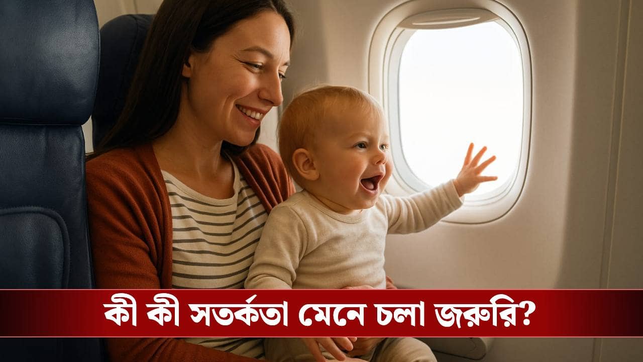 শিশুকে নিয়ে আকাশপথে ভ্রমণ করবেন ভাবছেন? ভয় না পেয়ে মেনে চলুন সতর্কতা