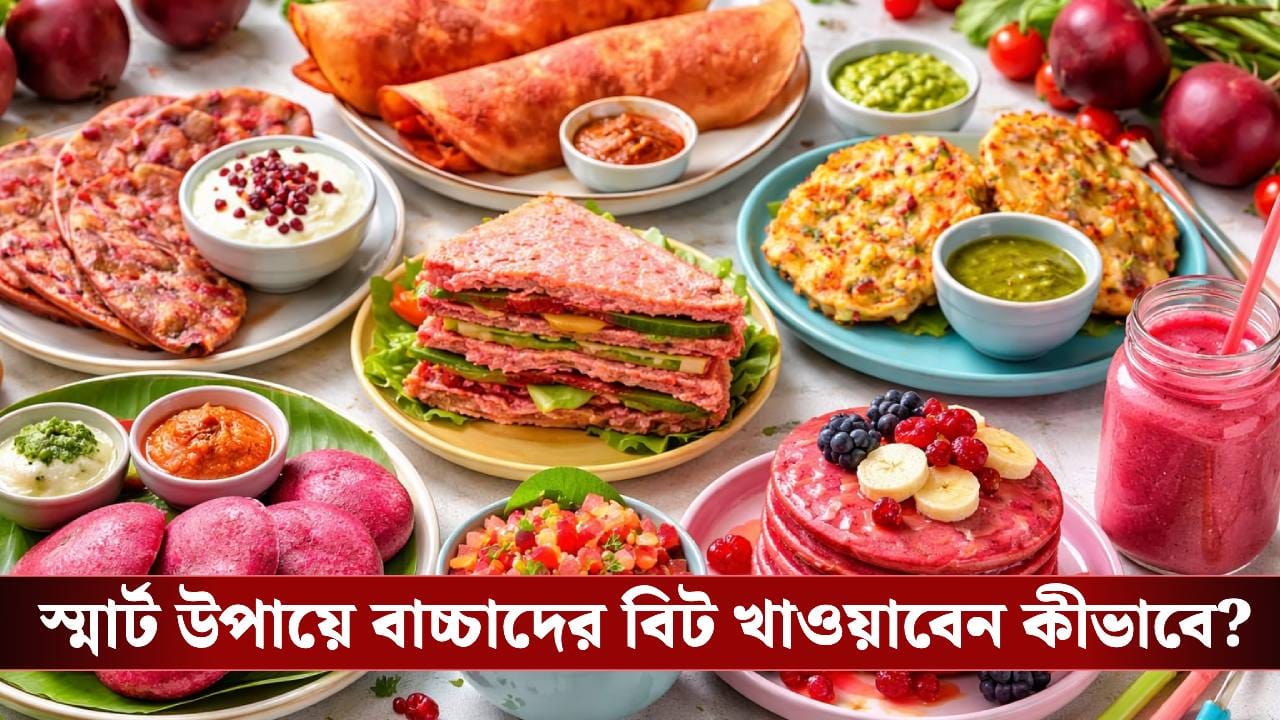 সকালের থালায় লাল রংয়ের চমক! বাচ্চার ব্রেকফাস্টে বিট ঢোকাবেন কীভাবে? সকালের থালায় লাল রংয়ের চমক! বাচ্চার ব্রেকফাস্টে বিট ঢোকাবেন কীভাবে?