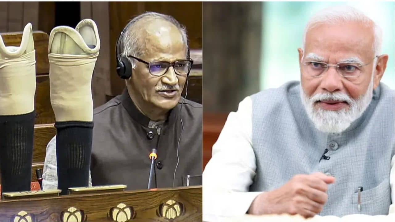 PM Narendra Modi: নৃশংস হামলায় হারান দুটি পা, রাজ্যসভার সাংসদের প্রথম বক্তৃতায় মুগ্ধ মোদী