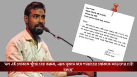 'দলকে পাঠানো চিঠি ২০ মিনিটের মধ্যেই বাইরে এল কীভাবে?'