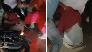 রাস্তায় ফেলে এলোপাথাড়ি লাথি, তৃণমূল-বিজেপি সংঘর্ষে উত্তপ্ত বর্ধমান