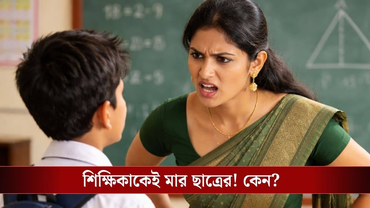 ঔদ্ধত্য কত! পরীক্ষার মাঝেই শিক্ষিকাকে ঠাটিয়ে চড় ছাত্রের, তারপরে যে ভাষা বলল....