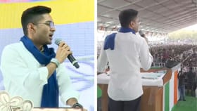 মঞ্চে তখন অভিষেক, হঠাৎ চিৎকার, মাইক হাতে TMC সাংসদ বললেন...