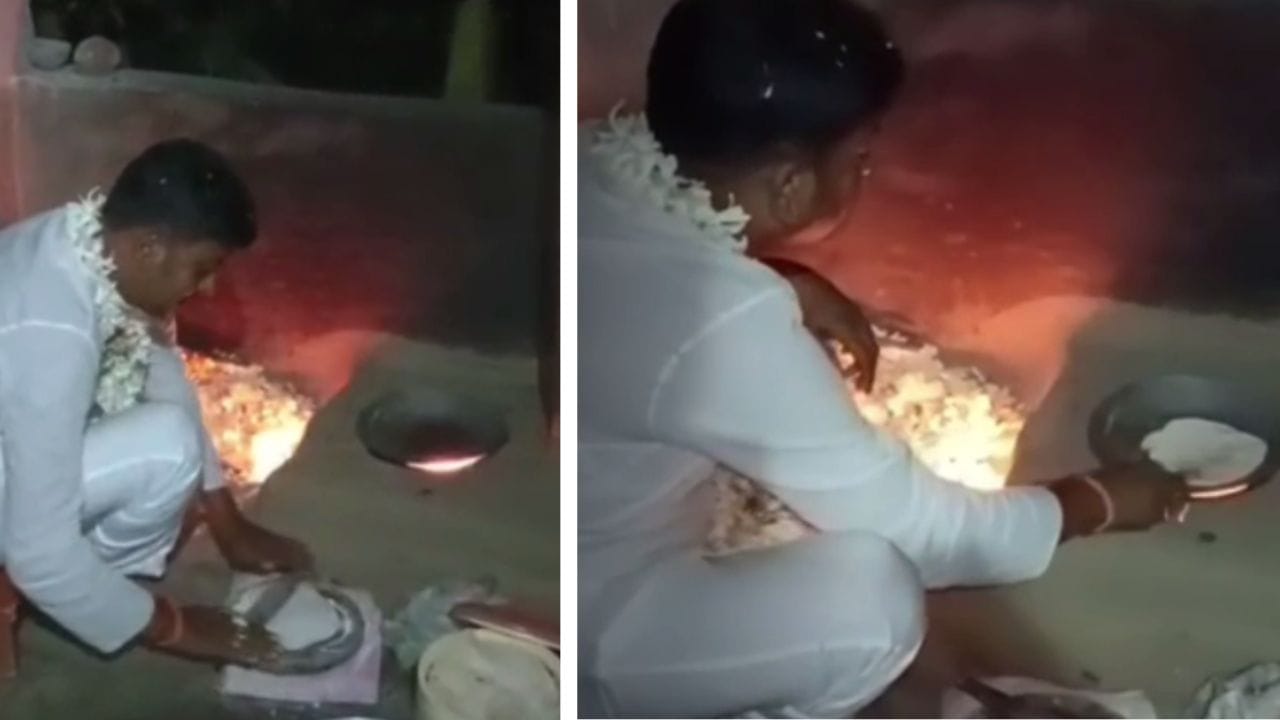 TMC Candidate Arambag: গলায় সাদা ফুলের মালা, গৃহস্থের রান্নাঘরে ঢুকে রুটি বেলে ভোট চাইলেন TMC প্রার্থী, বললেন, 'একটু যদি উপকালে আসতে পারি..', TMC Candidate Arambag: গলায় সাদা ফুলের মালা, গৃহস্থের রান্নাঘরে ঢুকে রুটি বেলে ভোট চাইলেন TMC প্রার্থী, বললেন, 'একটু যদি উপকালে আসতে পারি..',