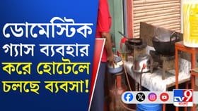 গৃহস্থের হেঁসেলের গ্যাসে হোটেলে রান্না, ছবি ধরা পড়তেই...