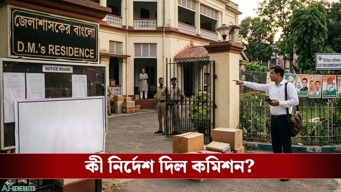 বাংলো-বিতর্কে কড়া অবস্থান! কী সিদ্ধান্ত নিল কমিশন?