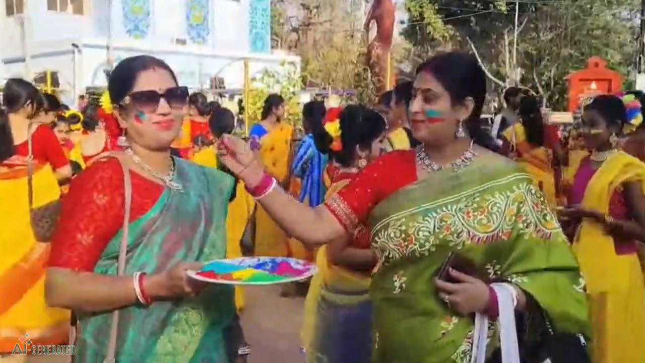 Holi 2025: মায়াপুর থেকে বিষ্ণুপুর-কামারপুকুর! দোলের সকাল থেকেই বাড়ছে ভিড়, মাতোয়ারা আট থেকে আশি Holi 2025: মায়াপুর থেকে বিষ্ণুপুর-কামারপুকুর! দোলের সকাল থেকেই বাড়ছে ভিড়, মাতোয়ারা আট থেকে আশি