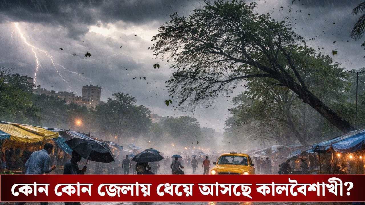 Kolkata & West Bengal Weather Update: কালবৈশাখীতে ঝুপ করে নামল পারদ! আজ সন্ধ্যার পর থেকে কোথায় কোথায় খেল?