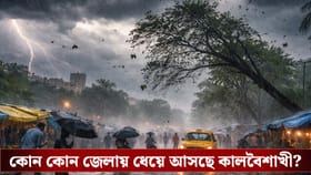 ৭০ কিমি বেগে কালবৈশাখী? কোন ৫ জেলায় জারি কমলা সতর্কতা?