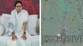 আধ ঘণ্টা পেরিয়ে গেল, মাঝ আকাশে চক্কর কাটছে মুখ্যমন্ত্রীর বিমান
