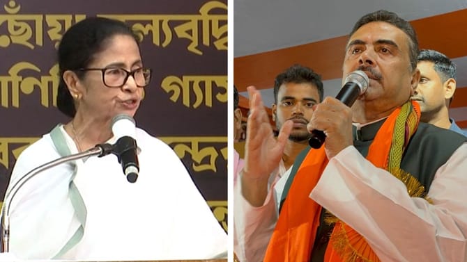 '২৯৪ আসনে একমাত্র প্রার্থী' মমতাকে ভবানীপুরে আটকে রাখার কৌশল শুভেন্দুর