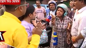 মহিলার কথা শুনেই তেড়ে গেলেন তৃণমূল নেতা, দেখুন ক্যামেরার সামনে কী হল