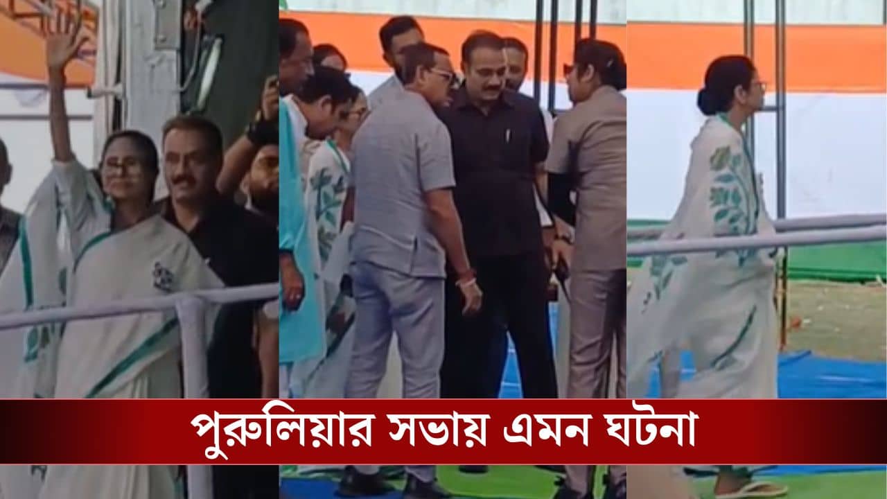 Mamata banerjee in purulia: হাত নাড়তে-নাড়তে মঞ্চে উঠতে যাচ্ছিলেন মমতা, হঠাৎ তখনই..., হতচকিত হয়ে গেলেন সুপ্রিমো
