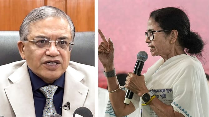 একধাক্কায় প্রশাসন-পুলিশের শীর্ষ পদে বদলি, জ্ঞানেশ কুমারকে চিঠি মমতার