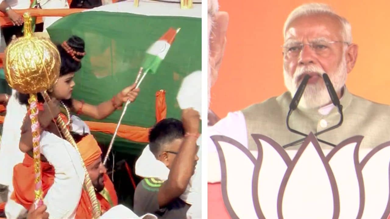 Narendra Modi: সামনে ছিল ছোট্ট শিশু... মঞ্চে ভাষণ শুরুর আগেই মোদী যা করলেন, এক মুহূর্তে মন জিতলেন সকলের
