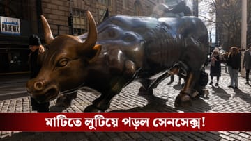মাটিতে লুটিয়ে পড়ল সেনসেক্স, উবে গেল রাতারাতি কোটি কোটি টাকা!