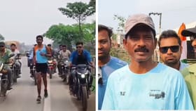 দৌড়...দৌড়...৫০ মিনিটে ১২ কিমি দৌড়ে অভিষেকের কাছে তৃণমূল প্রার্থী