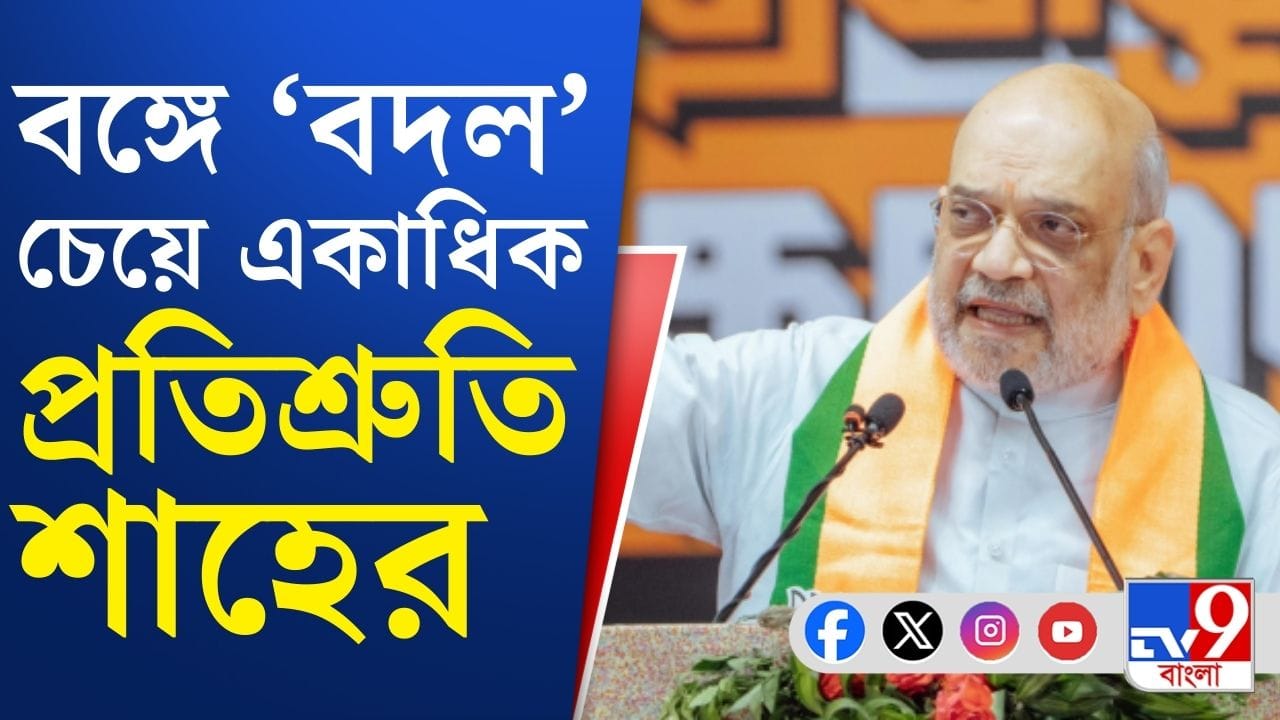 Amit Shah: অমিত শাহের নিশানায় মমতা-অভিষেক, কী বললেন?