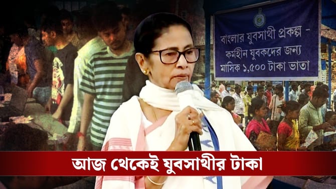 আজ থেকেই অ্যাকাউন্টে ঢুকবে বেকার ভাতার টাকা, বড় ঘোষণা মমতার