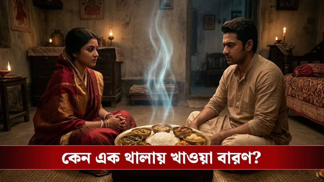 এক থালায় খাবার খাচ্ছেন? ভালোবাসার এই অভ্যাসই কি ডেকে আনছে দাম্পত্য কলহ! কী বলছে শাস্ত্র?