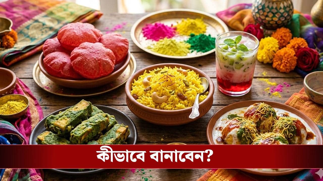 থালায় রঙের উৎসব: দোলে বানান এই ৫টি রঙিন পদ