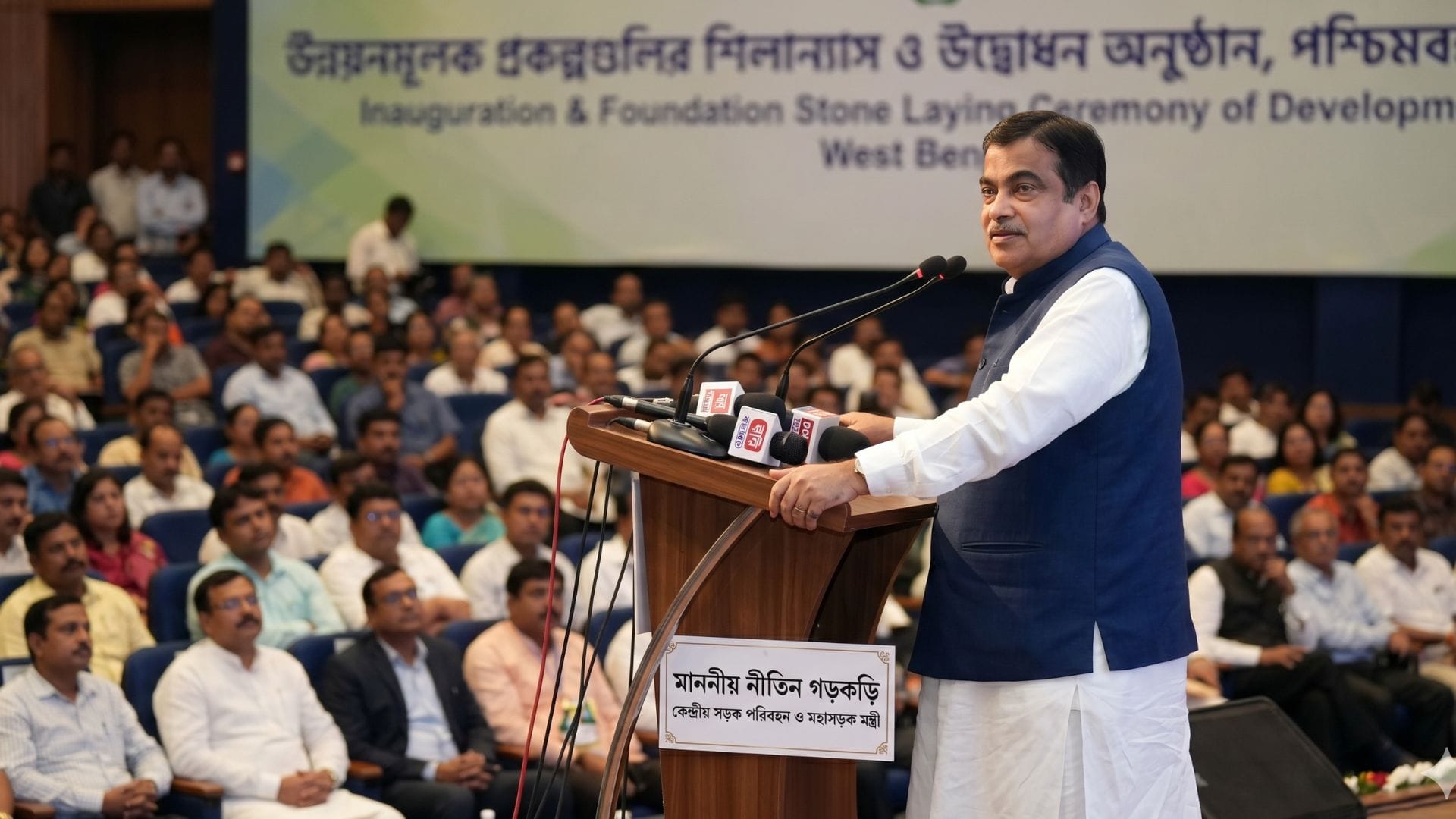 কেন্দ্রীয় মন্ত্রী নীতিন গড়করি জানিয়েছেন, টোল প্লাজায় গাড়ি থামানোর ঝামেলা মিটিয়ে এবার সিমলেস (seamless) বা বাধাহীন যাত্রা নিশ্চিত করবে কেন্দ্র। (AI)